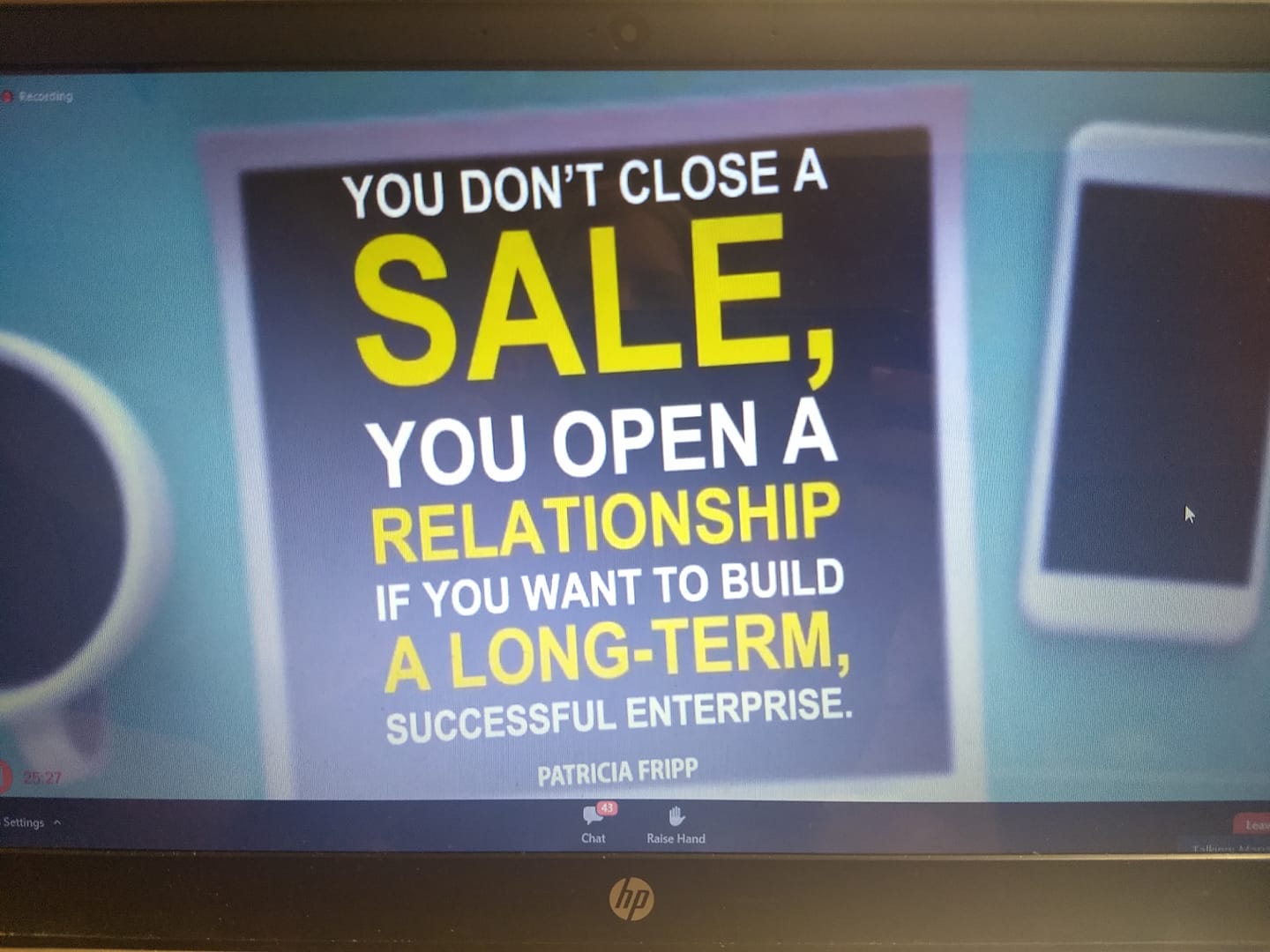 Don't close sales, but do this instead